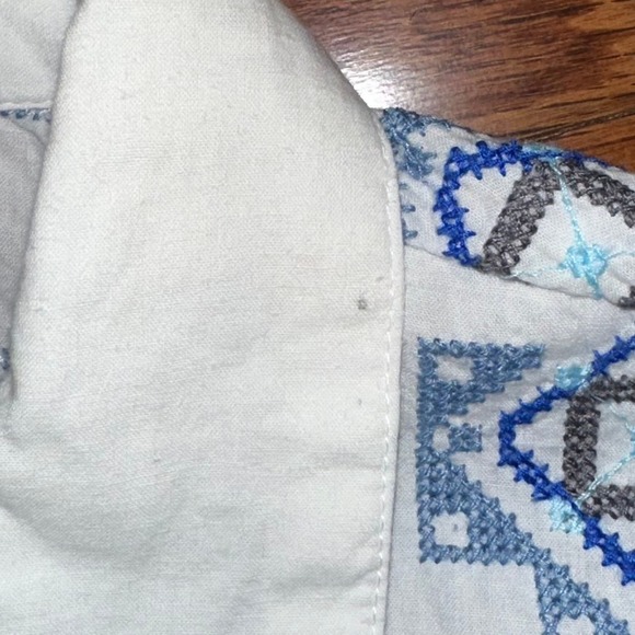 River Island Embroidered Mini Shirt Dress - Picture 16 of 16